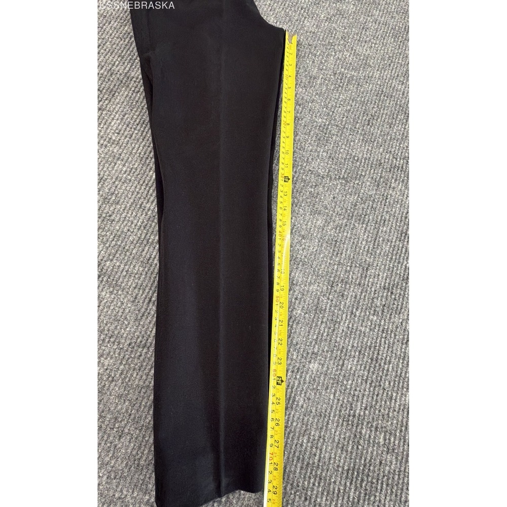 Chico's Black Women's Flat Front Dress Pants - Size 4R - Picture 8 of 10